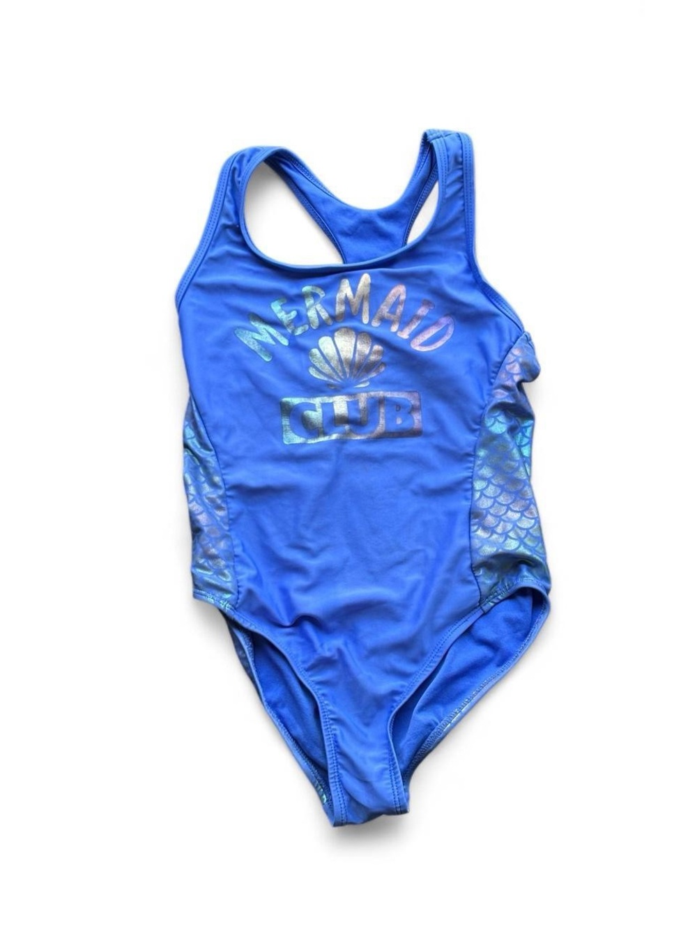 ✨Blue mermaid one piece swimsuit for Girls Size M✨